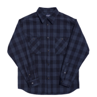「THE UNION」THE FABRIC / DARK CHECK SHIRTS  / color - BLACK