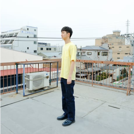 「THE UNION」THE FABRIC /  THE POCKET TEE / color - LIGHT YELLOW