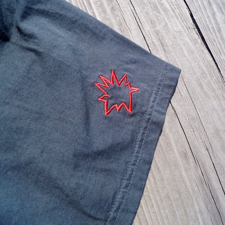 「THE UNION」THE FABRIC / "SKA" BURN TEE  / color - BLACK