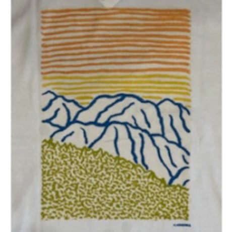 「THE UNION」THE FABRIC / ”BLUE MOUNTAIN” T-SHIRTS / color - WHITE
