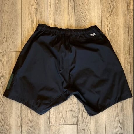 「THE UNION」THE FABRIC / NYLON HALF PANTS / color - BLACK
