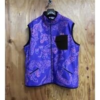 「THE UNION」THE FABRIC / TIGER FLEECE VEST / color -  PURPLE