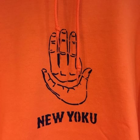 「THE UNIIN」HAND SIGN PARKER / color - ORANGE
