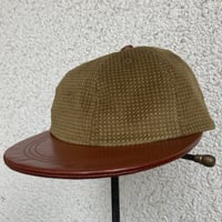 「THE UNION」THE COLOR / CORDUROY CHECK CAP / color - OLIVE
