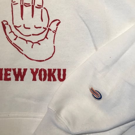 「THE UNIIN」HAND SIGN PARKER / color - WHITE