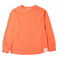 「THE UNION」THE FABRIC / TAPE L/S TEE / color - ORANGE