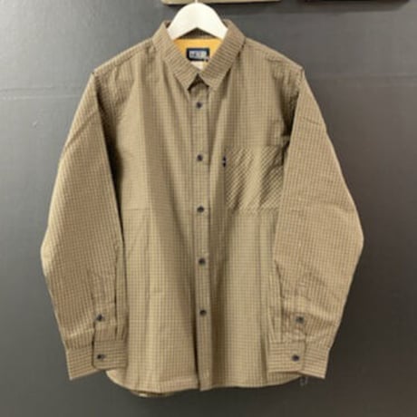 「THE UNION」THE FABRIC / CHECK STAR SHIRTS / color - BROWN