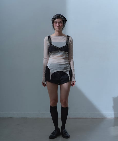 K03 Woven Edge bustier