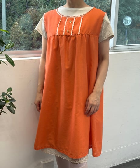 orange one-piece