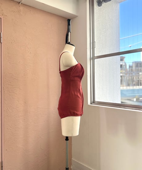 40's swim wear scarlet