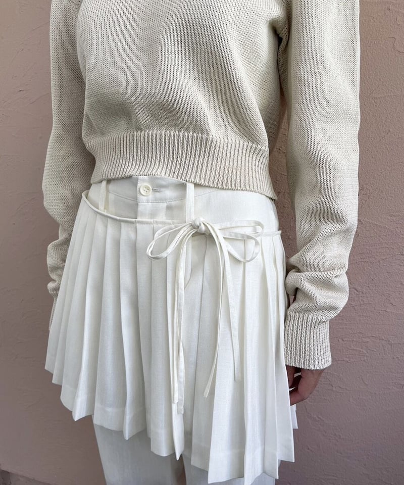 パンツ SIIILON Innocent skirt combi pants SIIILON Innocent skirt combi pants