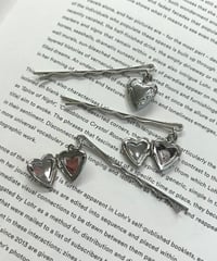 heart hair clip (small)