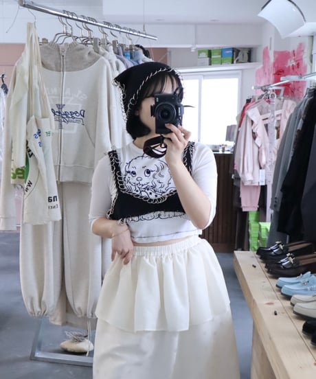 K03 Woven Edge bustier