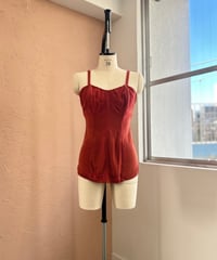 40's swim wear scarlet