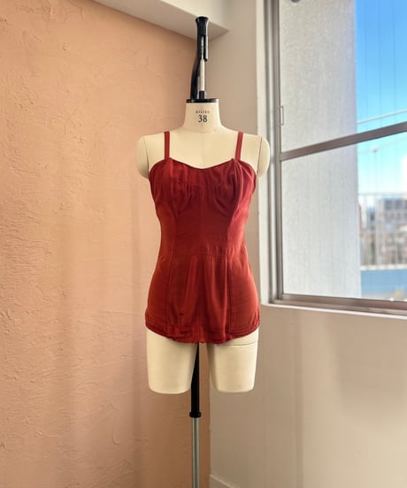40's swim wear scarlet