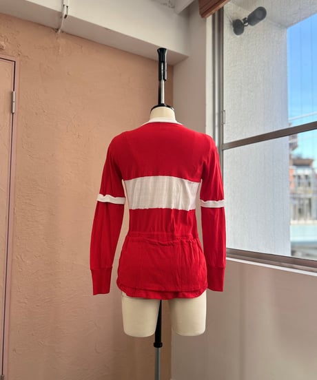 Red cycling tops