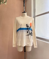 80s’ Palm tree long T-shirt