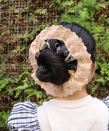 lace scrunchie(large)