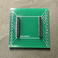 EASEL社LoRaモジュール（ES920LRB、ES920LRA1B）用ピッチ変換基盤（ハーフピッチソケット実装済み）