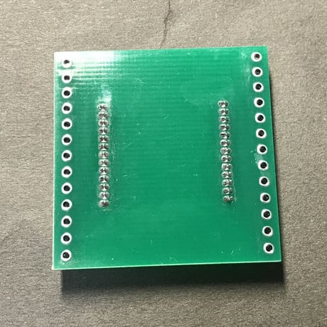 EASEL社LoRaモジュール（ES920LRB、ES920LRA1B）用ピッチ変換基盤（ハーフピッチソケット実装済み）