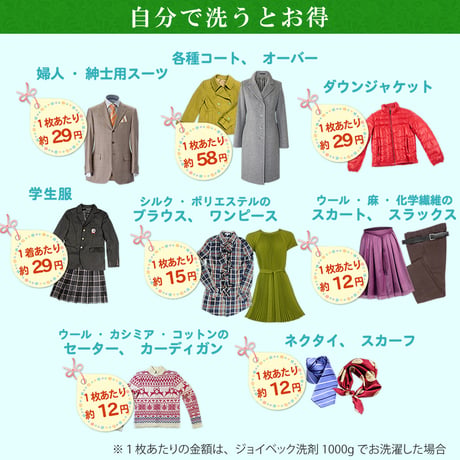 ジョイベック S プレミアム 洗濯洗剤 液体 500g ドライマーク用洗剤