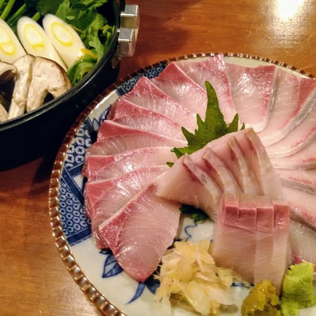 専門店のぶりしゃぶ鍋セット　2人前（写真は1人前）