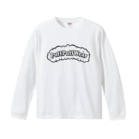 【ハットリオリジナル】PUFFPUFF  LONG SLEEVE TEE(WHITE)