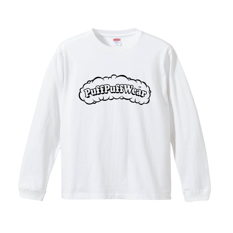 ハットリオリジナル】PUFFPUFF LONG SLEEVE TEE(WHITE) | P