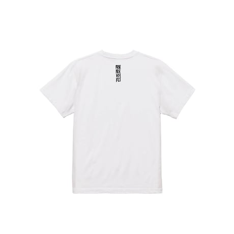 【BARBER KARO×Akihiro NiSHi】 Tシャツ(WHITE) ※ビッグシルエット
