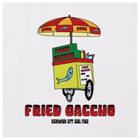 【KISHIWADA CITY】FRIED  GACCHO TEE (WHITE)
