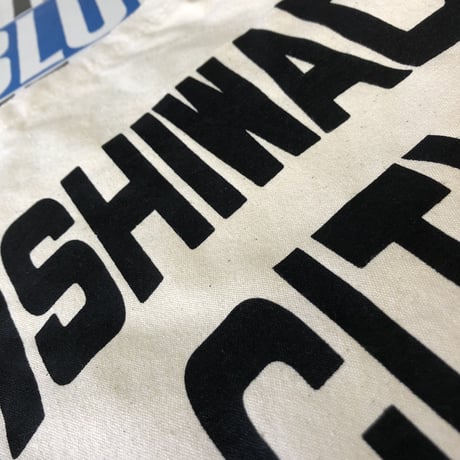 【KISHIWADA CITY】CANVAS TOTE ECOBAG(NATURAL/BLACK)