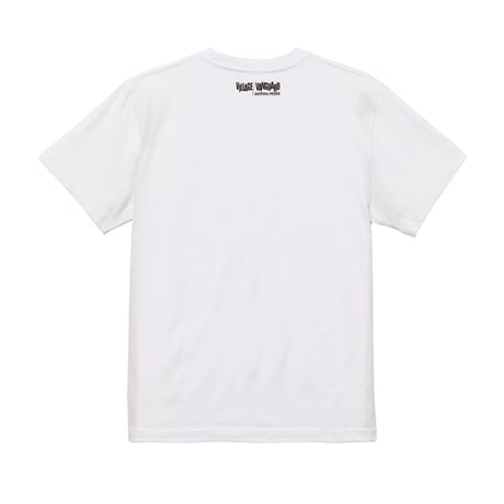 【VILLAGE VANGUARD × Akihiro NiSHi 】FACE CROSS SECTION Tee (WHITE）