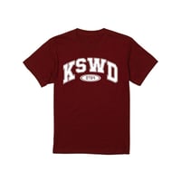 【KISHIWADA CITY】KSWD COLLEGE TEE( (Burgundy)