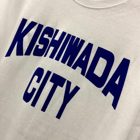 【KISHIWADA CITY】KISHIWADA CITY REP  LONG SLEEVE TEE(WHITE)