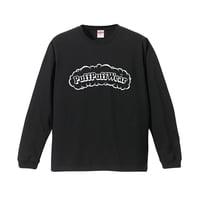 【ハットリオリジナル】PUFFPUFF  LONG SLEEVE TEE(Black)