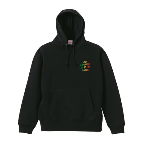 【SAM "GREEN"】ANTI BABYLON SYSTEM CLUB HOOD PARKA (BLACK)