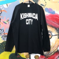 【KISHIWADA CITY】KISHIWADA CITY REP  LONG SLEEVE TEE(BLACK)