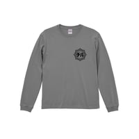 【soup curry kitchen chill】 chill LONG SLEEVE TEE (STONE GRAY)