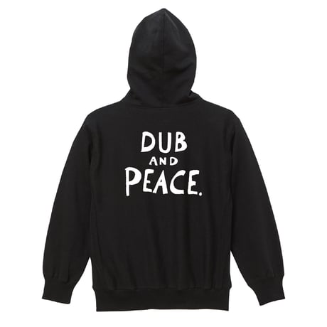 ※裏起毛、厚め 【SAM "GREEN"】DUB AND PEACE HOOD PARKA (BLACK)