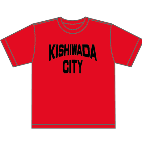 【KISHIWADA CITY】KISHIWADA CITY REP TEE(RED)