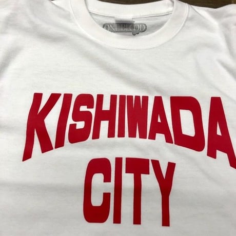 【KISHIWADA CITY】KISHIWADA CITY REP TEE(WHITE)