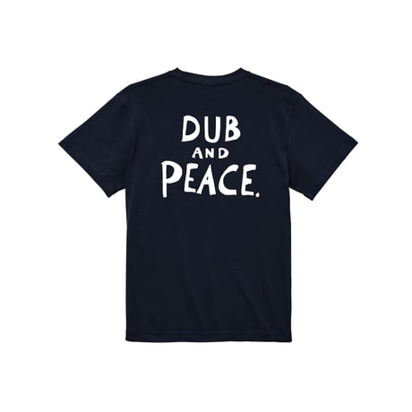 【SAM "GREEN"】DUB AND PEACE TEE(BLACK)