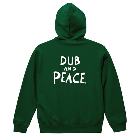 【SAM "GREEN"】DUB AND PEACE ZIP HOOD PARKA (IVY GREEN)