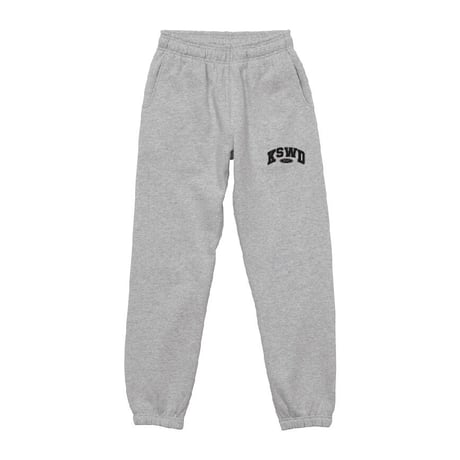 【KISHIWADA CITY】KSWD COLLEGE HEAVY WEIGHT SWEAT PANTS(ASH)