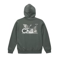 【soup curry kitchen chill】 chill HOOD PARKA (STONE GREEN)