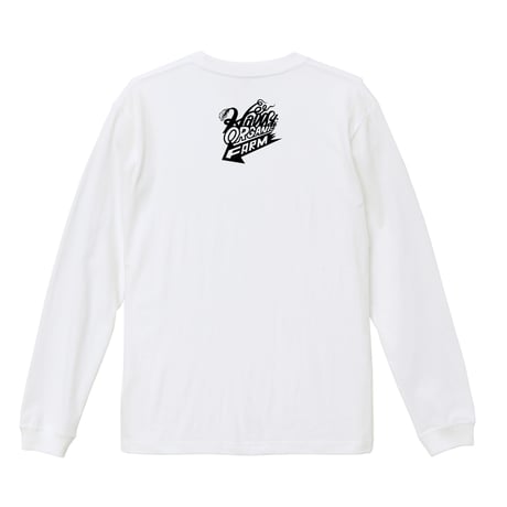 【HallysOrganicFarm(まるはり農園)】 チンゲンサイの珍さん LONG SLEEVE TEE (WHITE)
