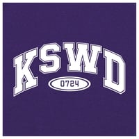 【KISHIWADA CITY】KSWD COLLEGE TEE(PURPLE)
