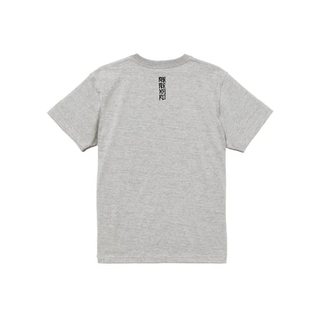 【BARBER KARO×Akihiro NiSHi】 コラボTシャツ(MIX GRAY) ※ビッグシルエット