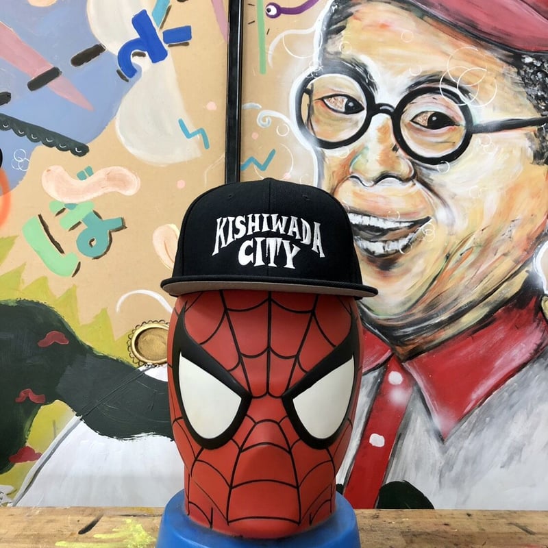 KISHIWADA CITY】 POP CITY SNAPBACK CAP (BLACK)