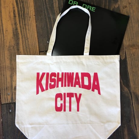 【KISHIWADA CITY】KISHIWADA CANVAS TOTE ECOBAG(NATURAL)